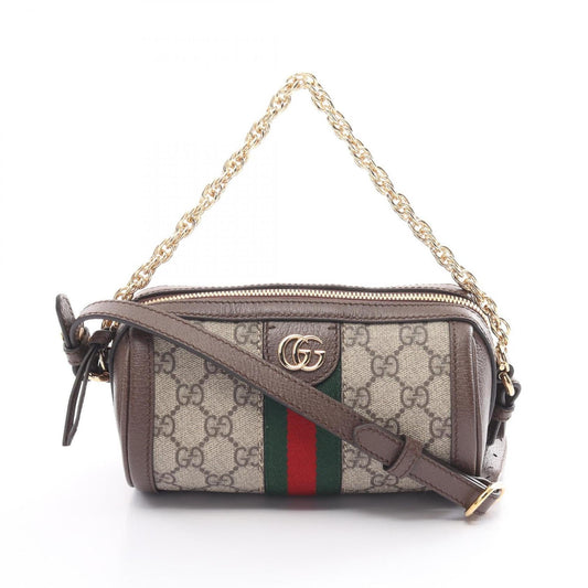 Gucci Beige Brown Multi-Color Gg Supreme Shoulder Bag ()