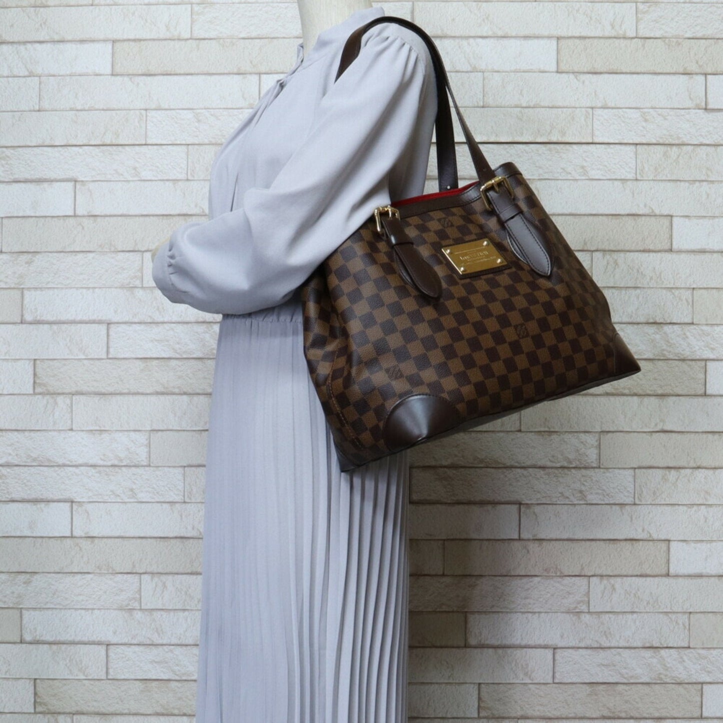 Louis Vuitton Brown Damier Canvas Shoulder Bag