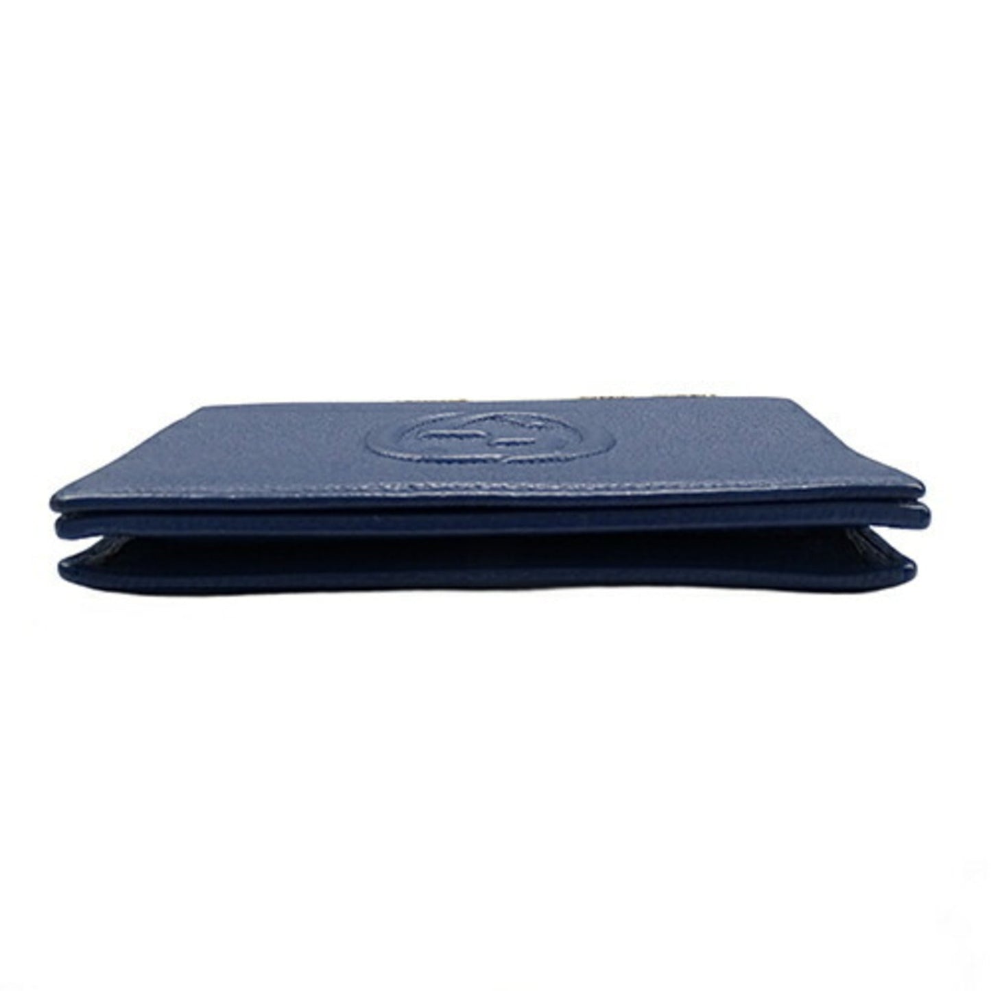 Gucci Blue Leather Chain/Shoulder Wallet