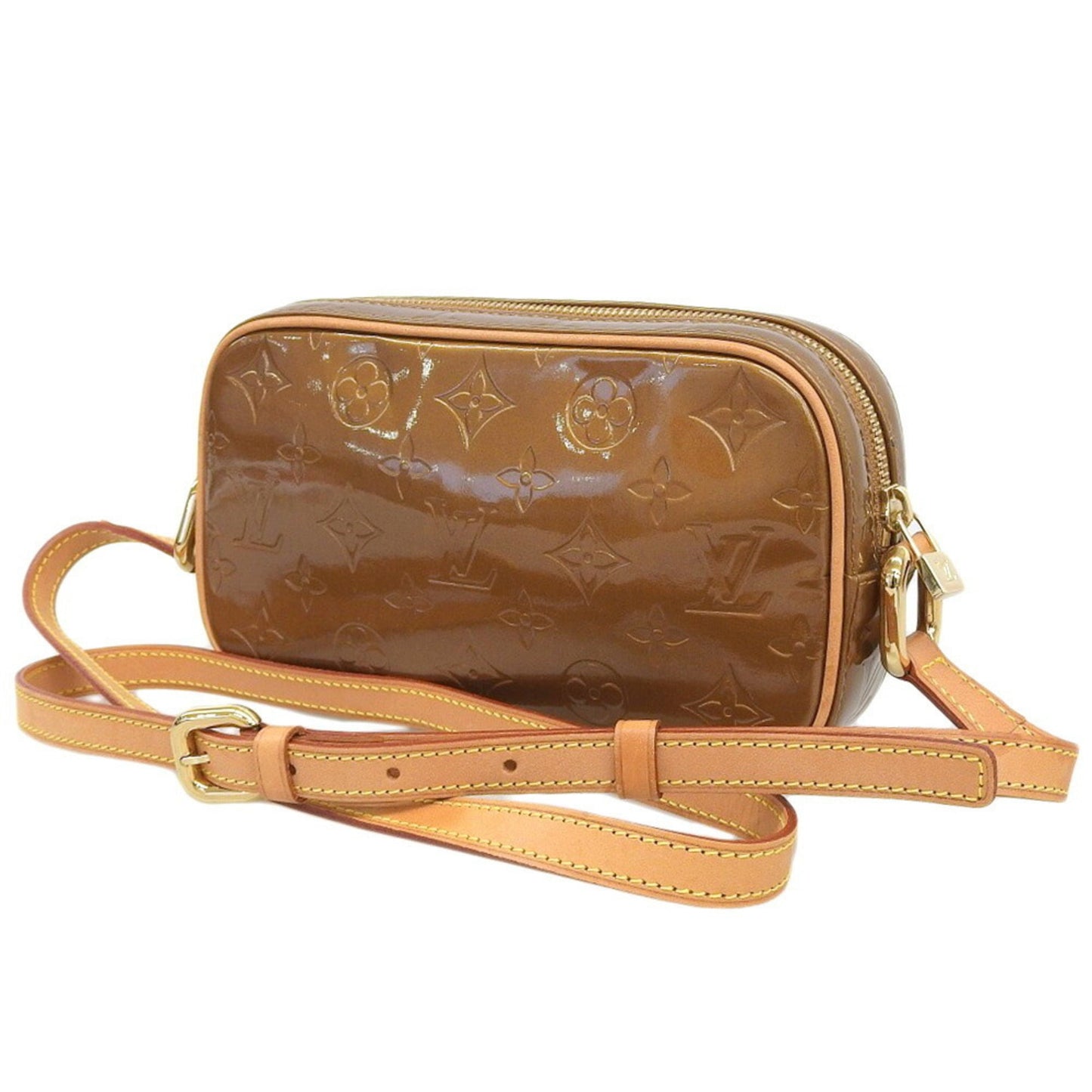 Louis Vuitton Vernis Bronze Brown Monogram Vernis Shoulder Bag