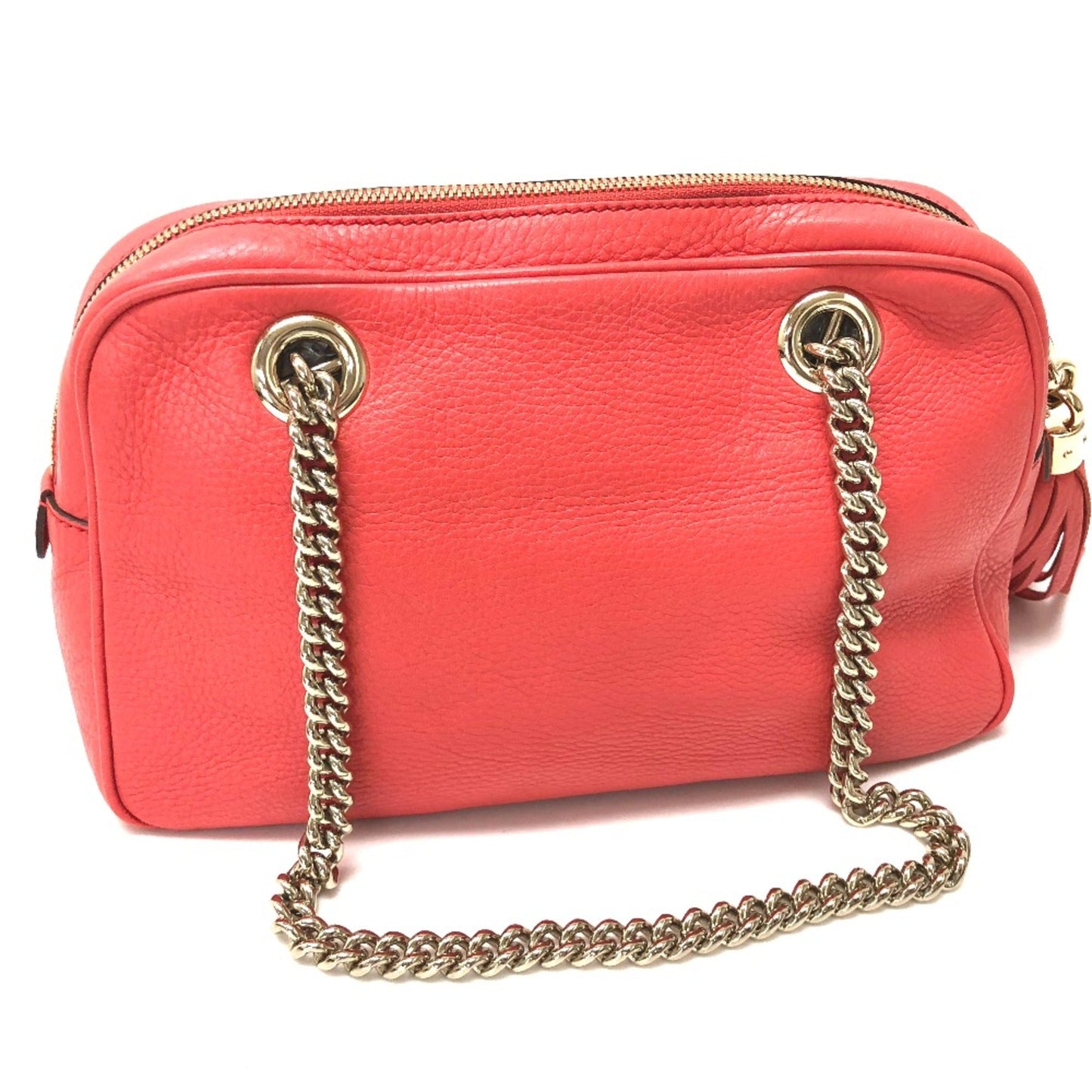 Gucci Pink Leather Shoulder Bag