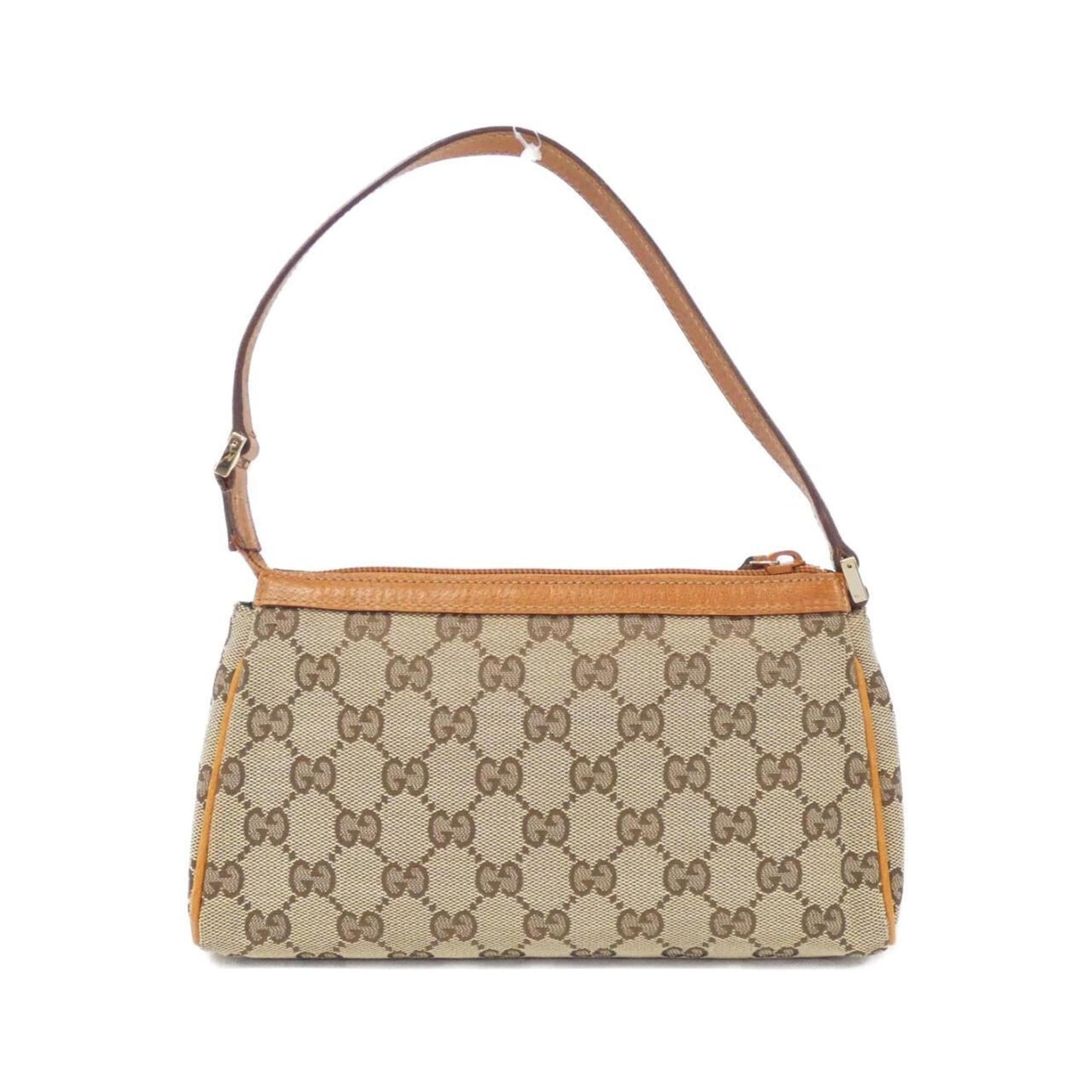 Gucci Gg Canvas Beige Orange Gg Canvas Shoulder Bag