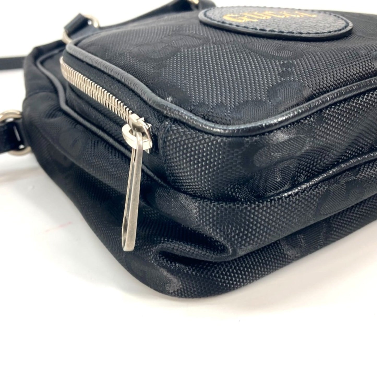 Gucci Black Cloth Shoulder Bag