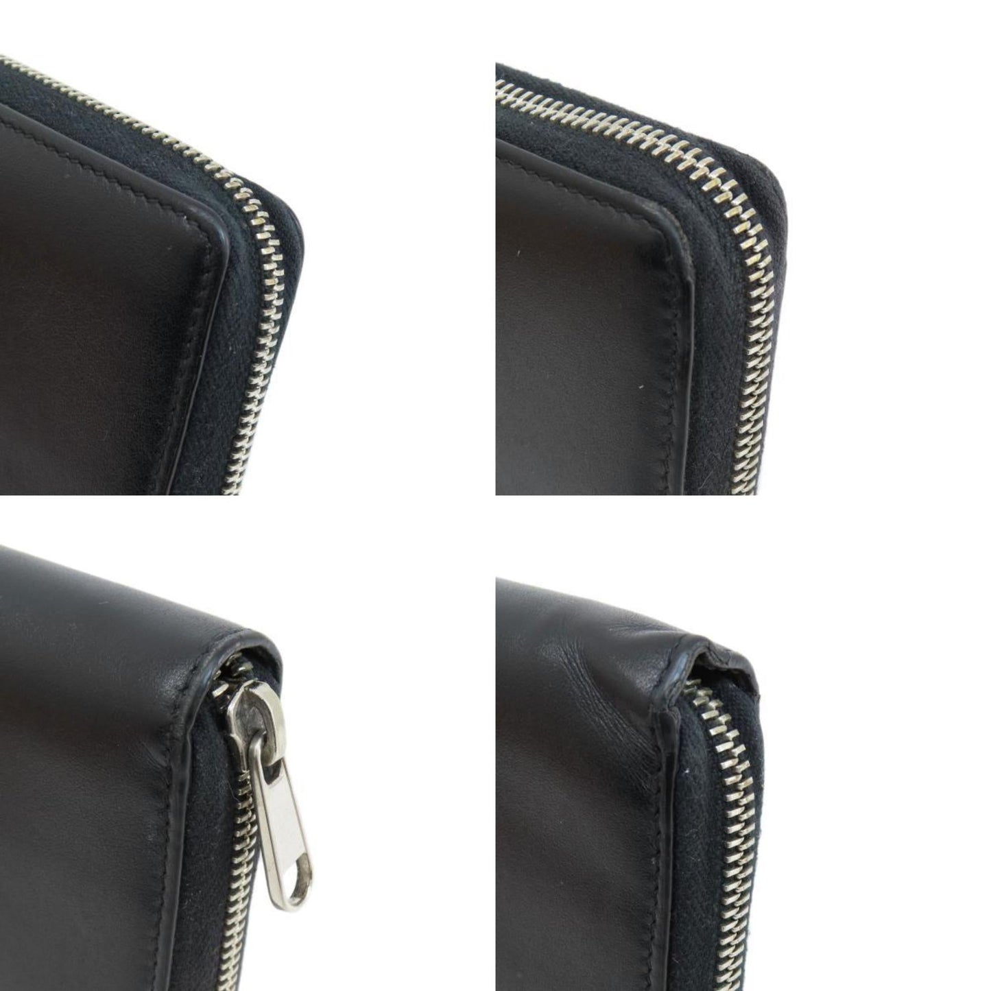 Gucci Black Leather Long Wallet (Bi-Fold)