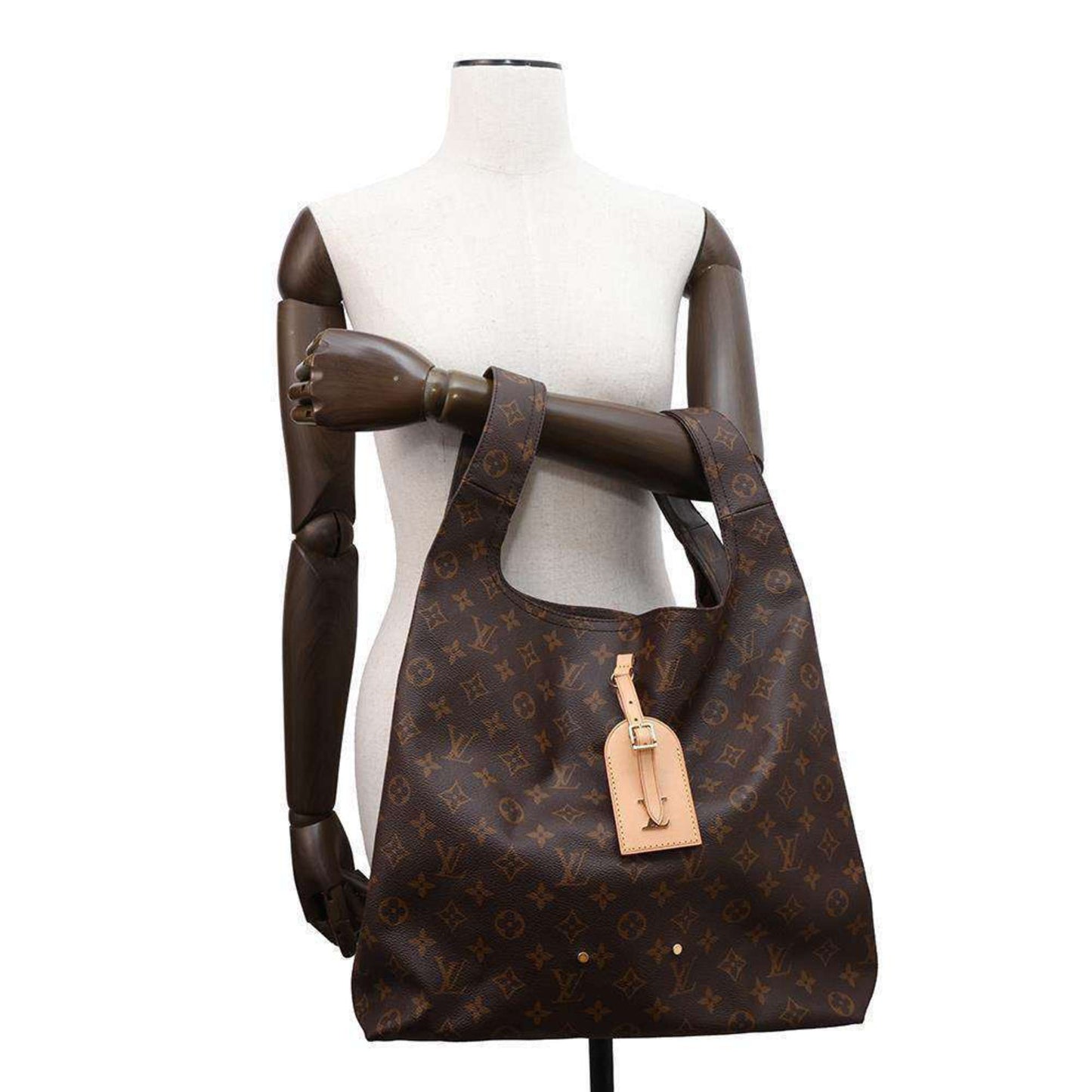 Louis Vuitton Brown Monogram Pouch Shoulder Bag Tote Bag