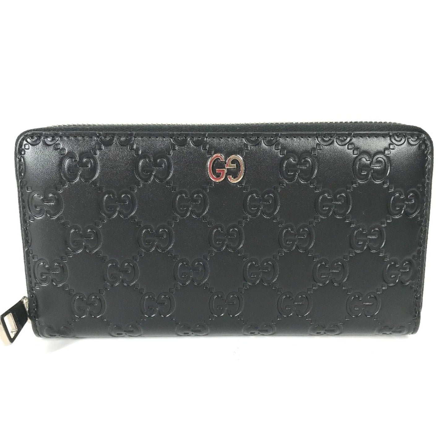 Gucci Black Leather Long Wallet (Bi-Fold) ()