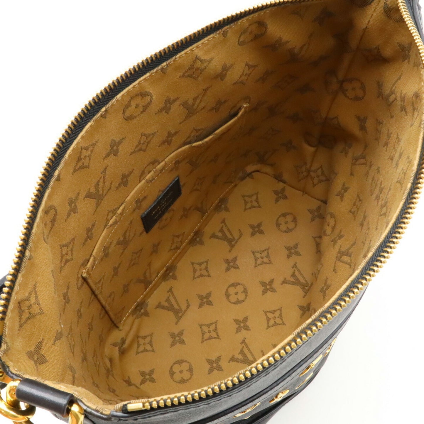 Louis Vuitton Black Noir Leather Shoulder Bag