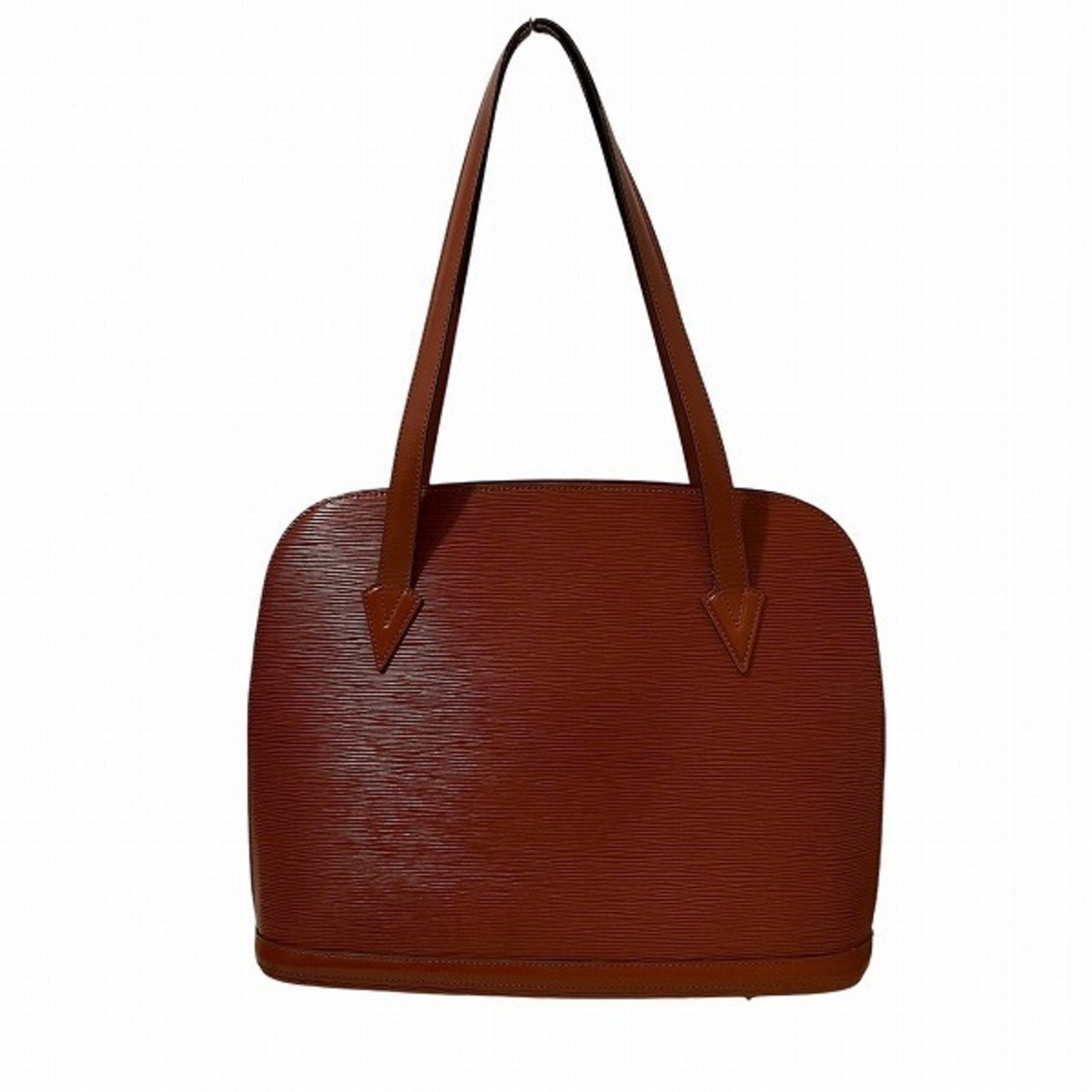 Louis Vuitton Brown Leather Shoulder Bag Tote Bag