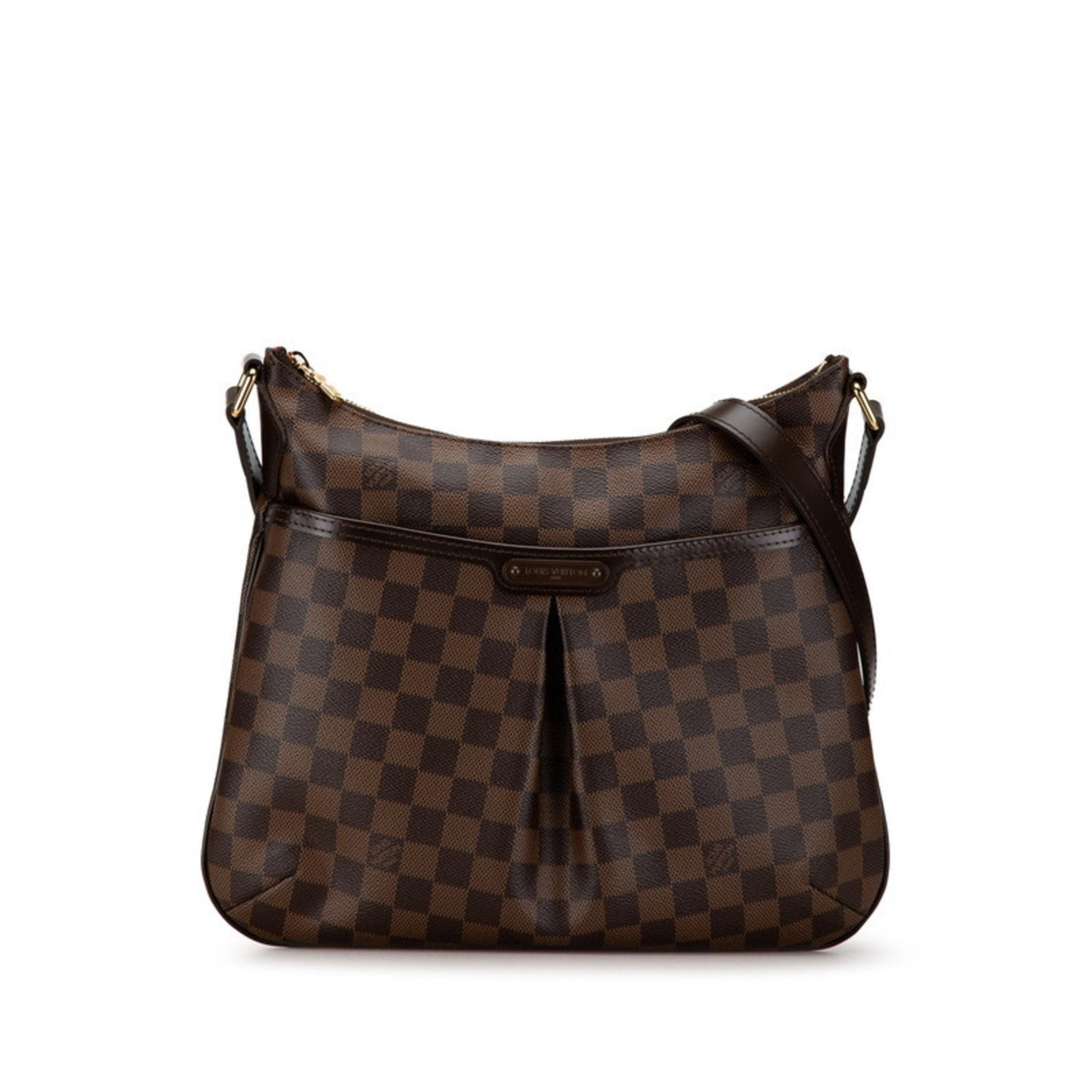 Louis Vuitton Brown Pvc Leather Shoulder Bag ()