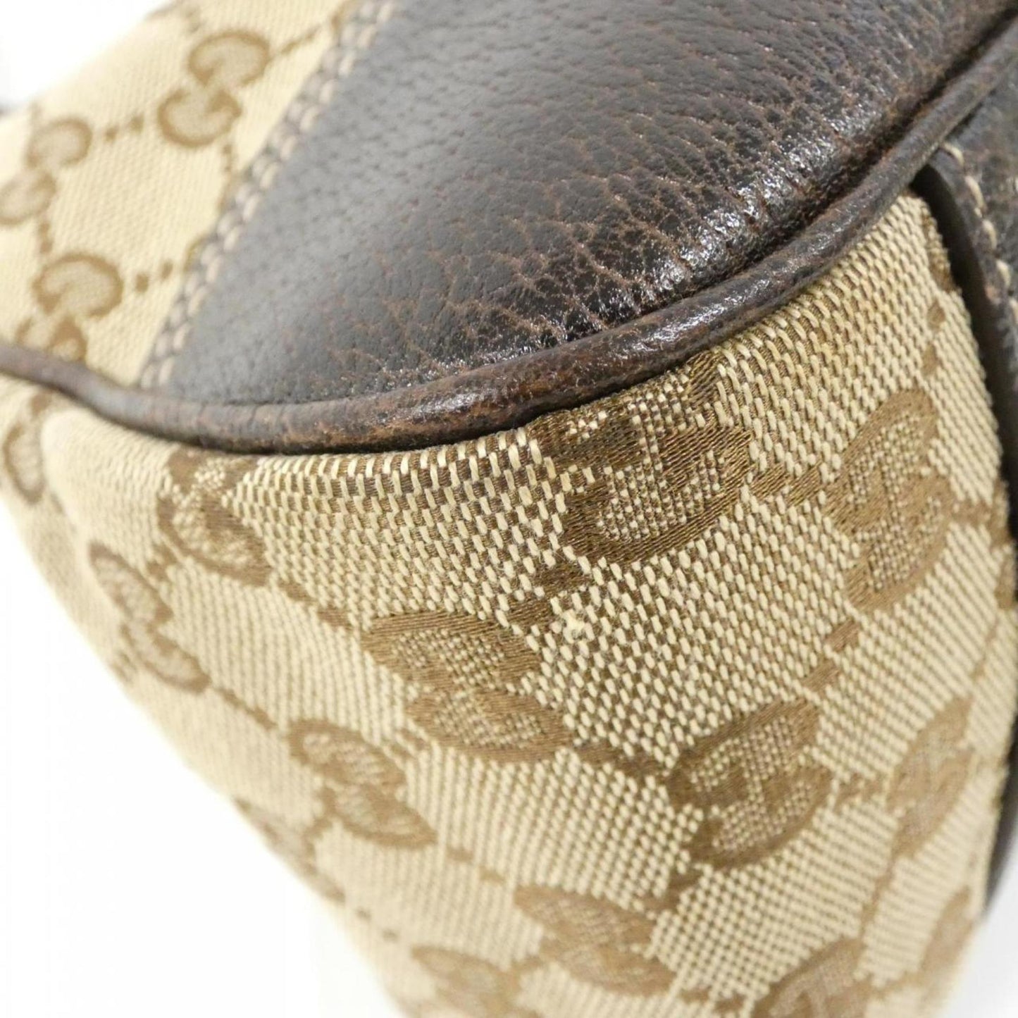 Gucci Beige Brown Gg Canvas Handbag