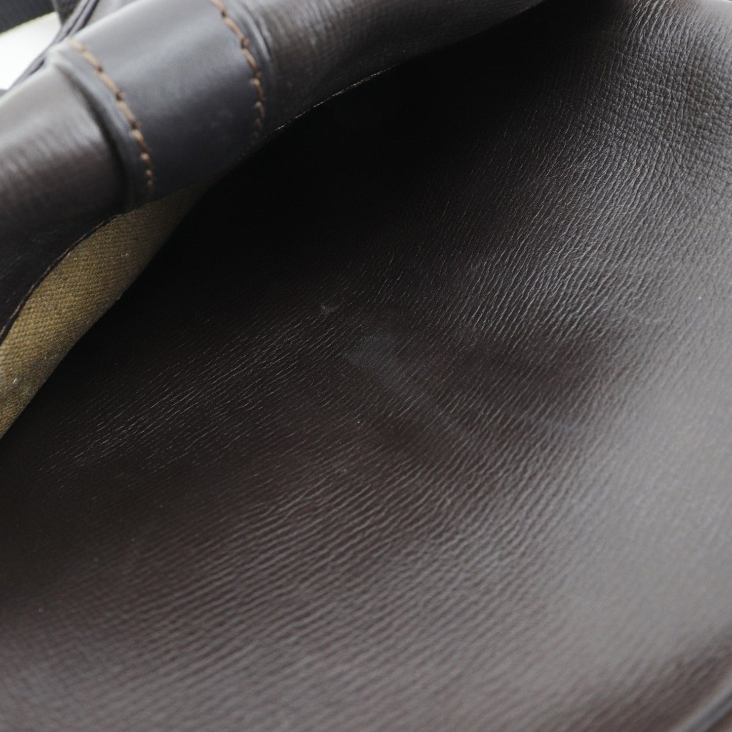 Louis Vuitton Brown Coffee Leather Shoulder Bag