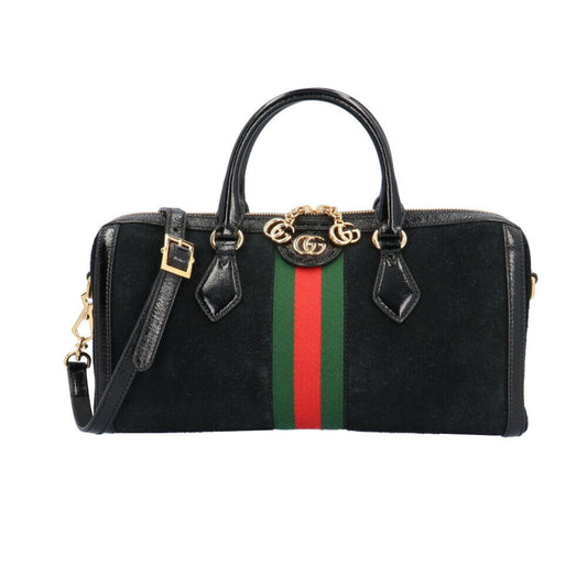 Gucci Black Suede Shoulder Bag ()