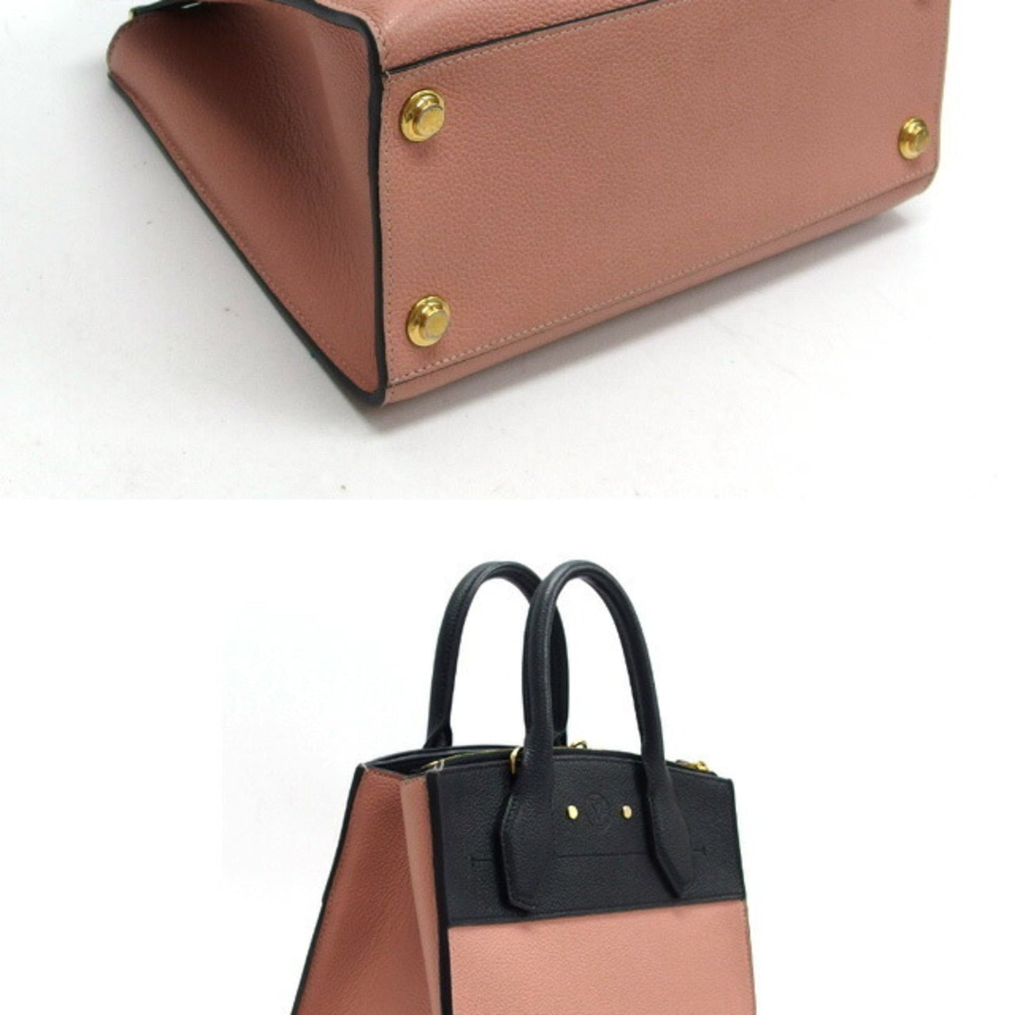 Louis Vuitton Magnolia Noir Leather Handbag Shoulder Bag