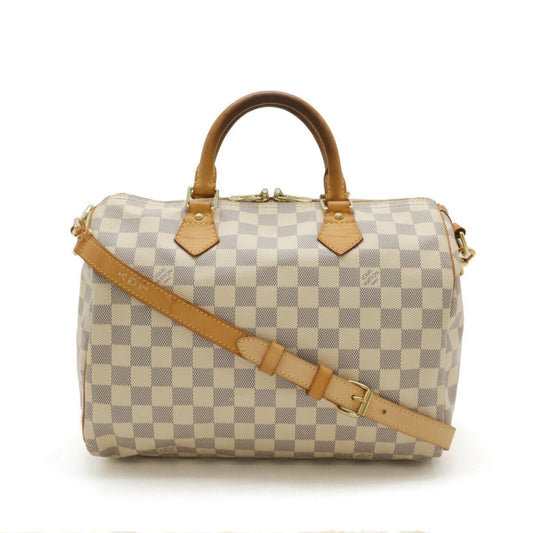 Louis Vuitton Ivory Damier Azur Handbag Shoulder Bag ()