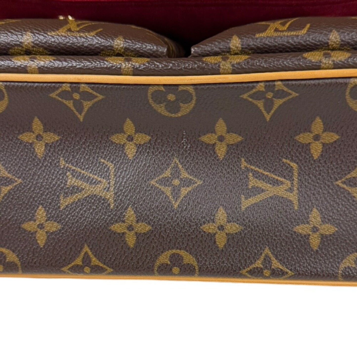 Louis Vuitton Brown Monogram Canvas Shoulder Bag