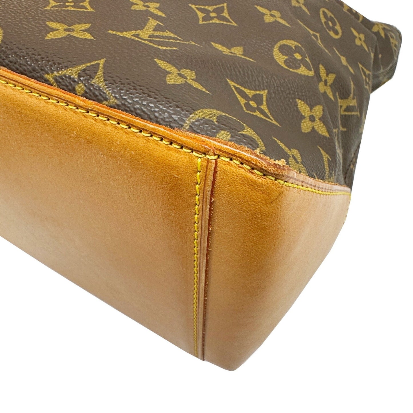 Louis Vuitton Brown Monogram Canvas Shoulder Bag Tote Bag