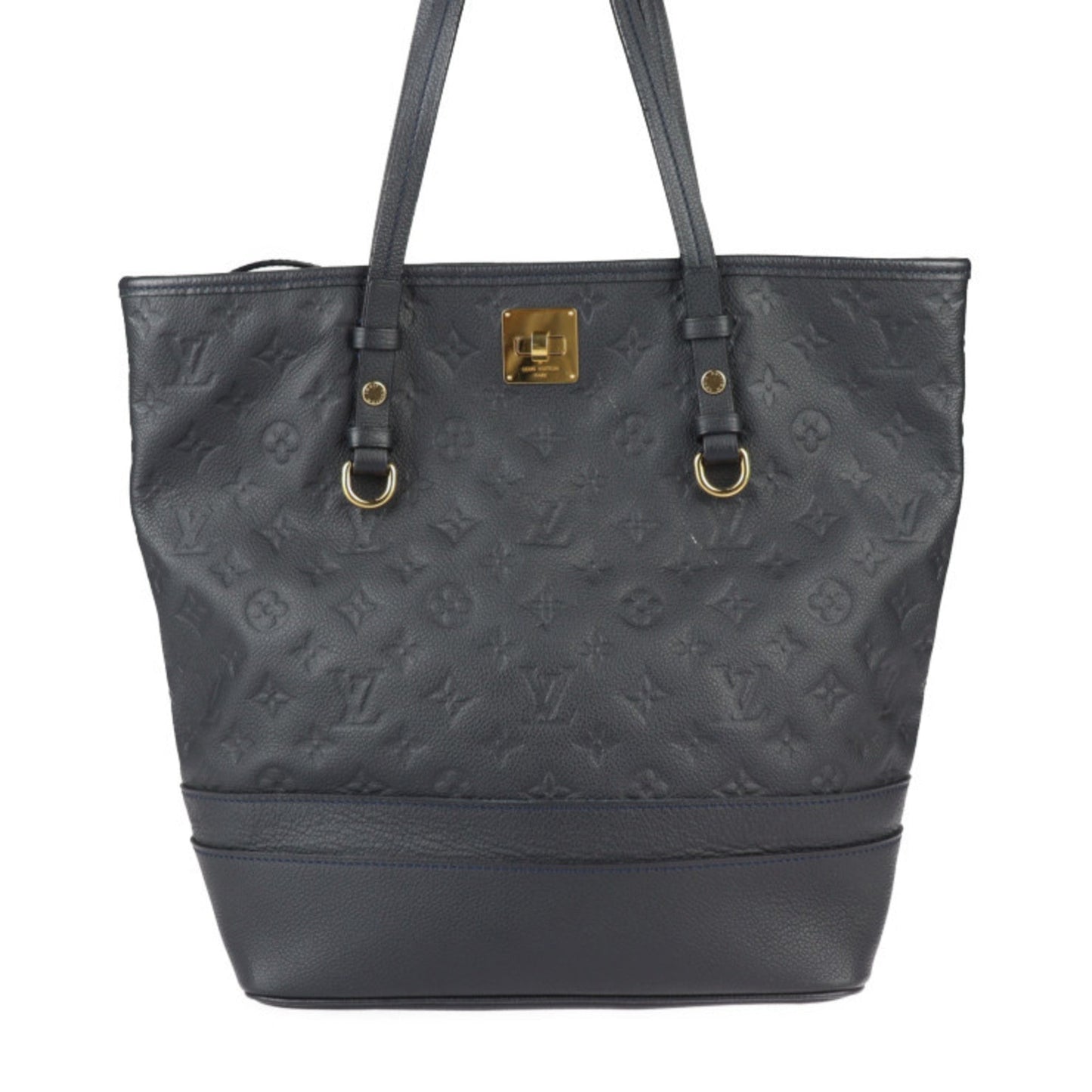 Louis Vuitton Black Monogram Empreinte Handbag Shoulder Bag Tote Bag
