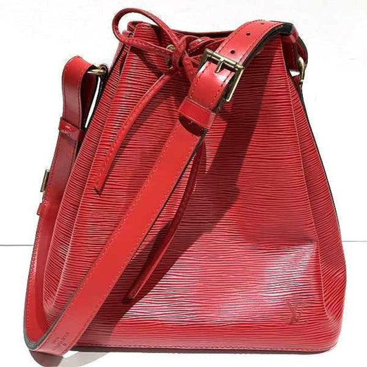 Louis Vuitton Castilian Red Leather Shoulder Bag ()