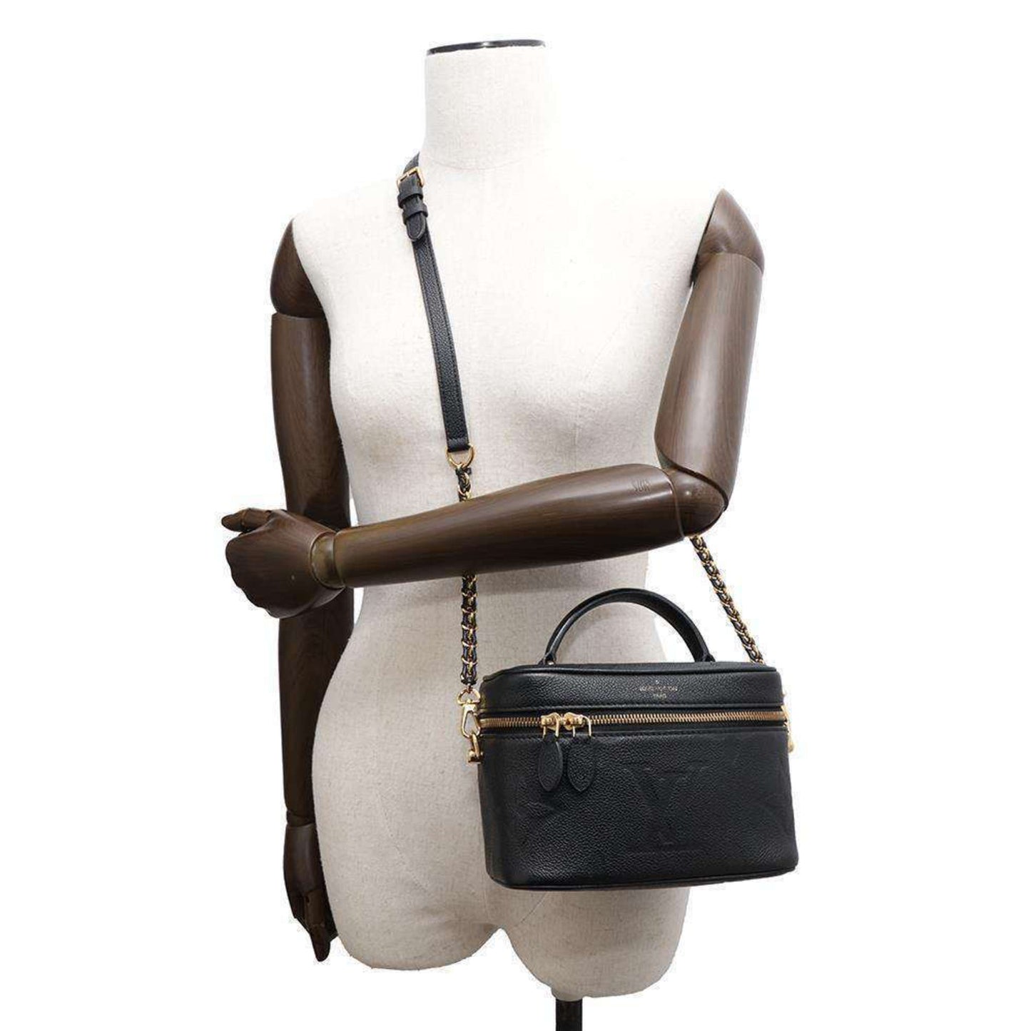 Louis Vuitton Noir Monogram Empreinte Shoulder Bag Vanity Bag