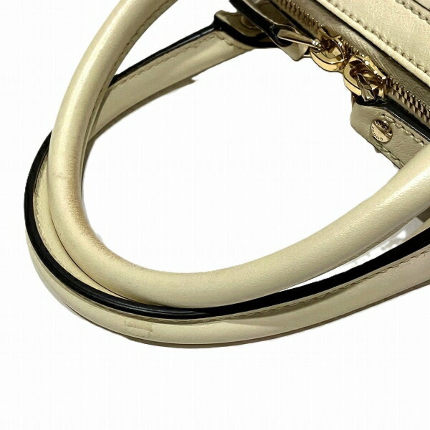 Gucci Ivory Leather Handbag Shoulder Bag