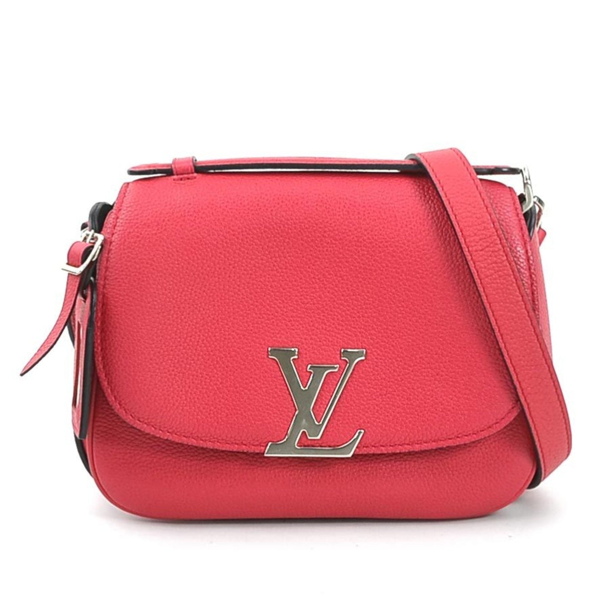 Louis Vuitton Pink Leather Shoulder Bag ()