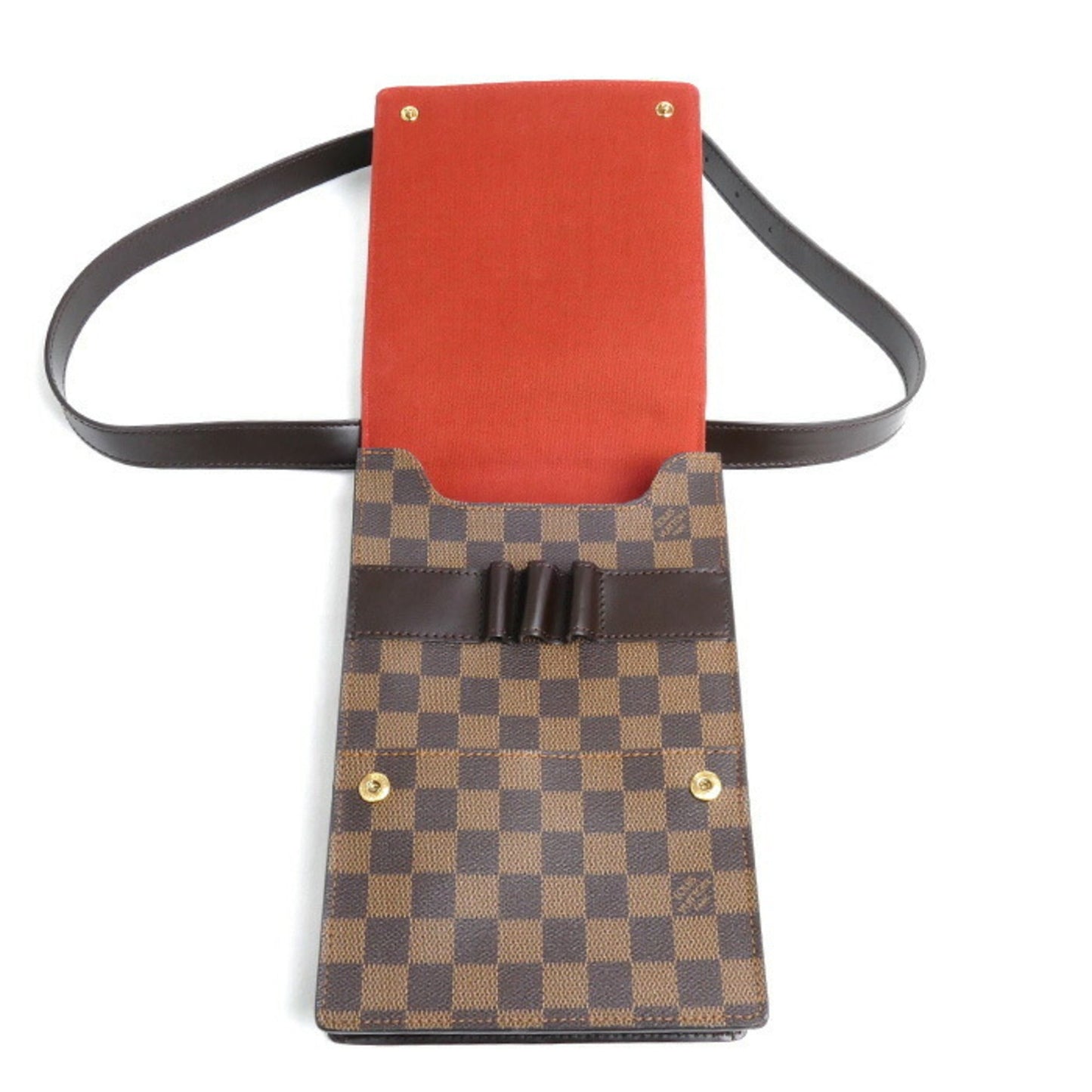 Louis Vuitton Brown Ebene Damier Canvas Shoulder Bag
