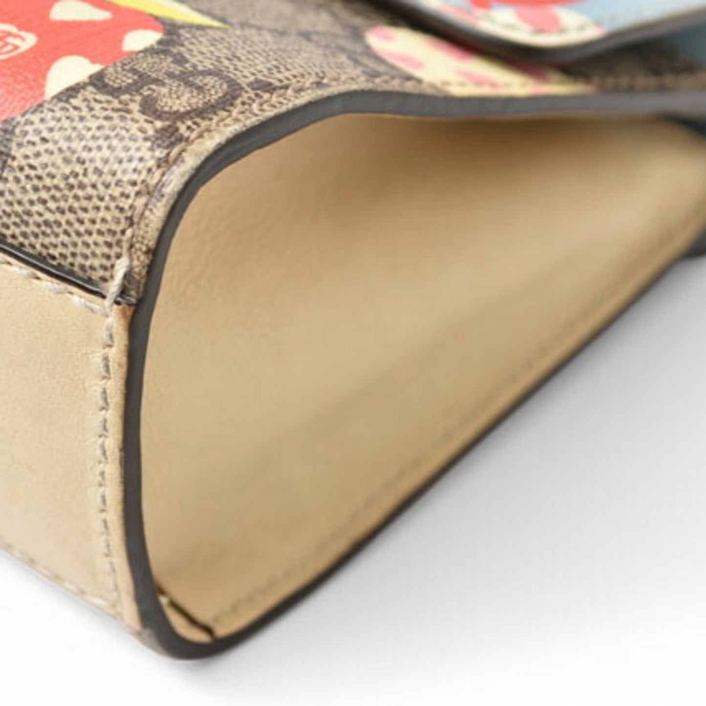 Gucci Beige Blue Brown Gg Supreme Shoulder Bag