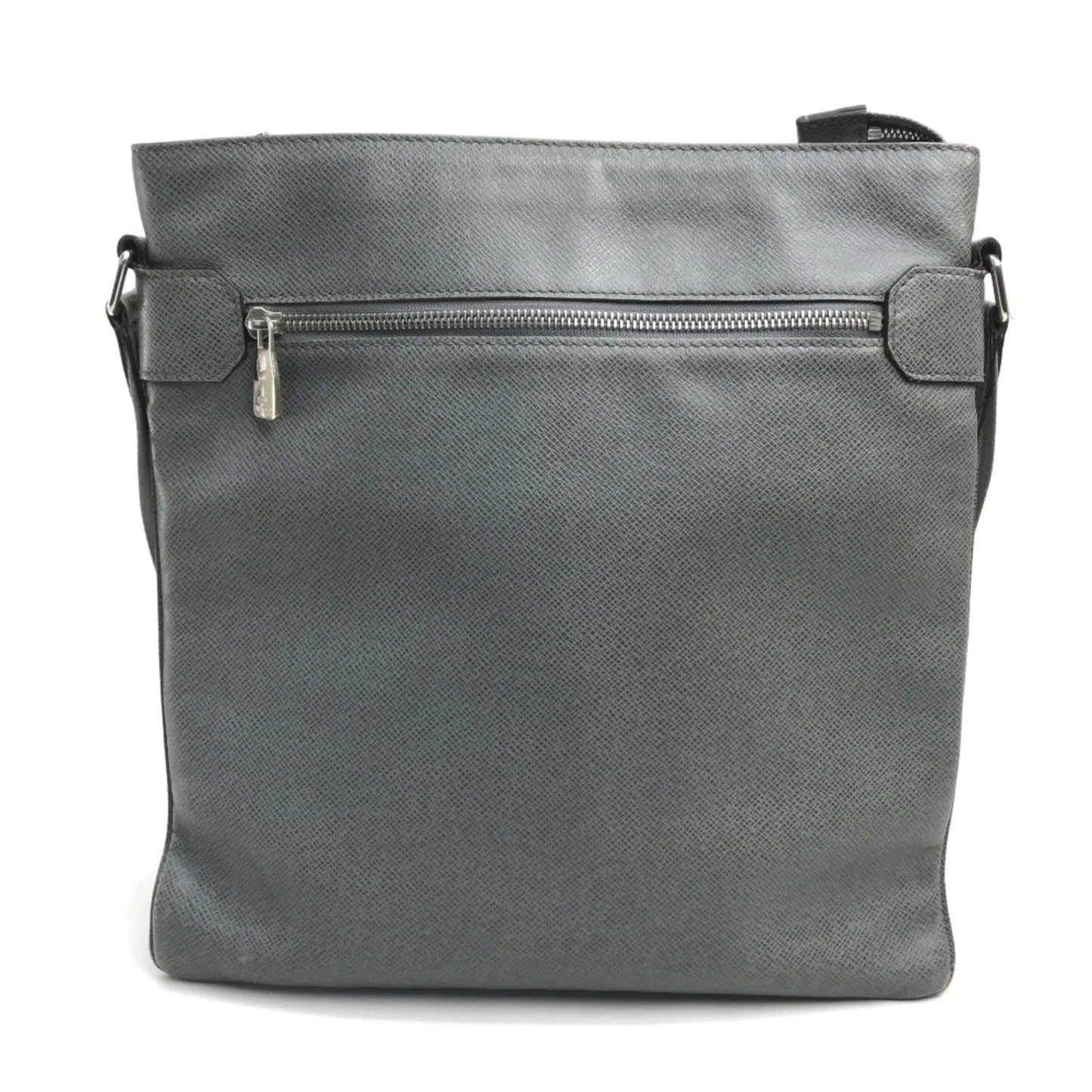 Louis Vuitton Gray Leather Shoulder Bag