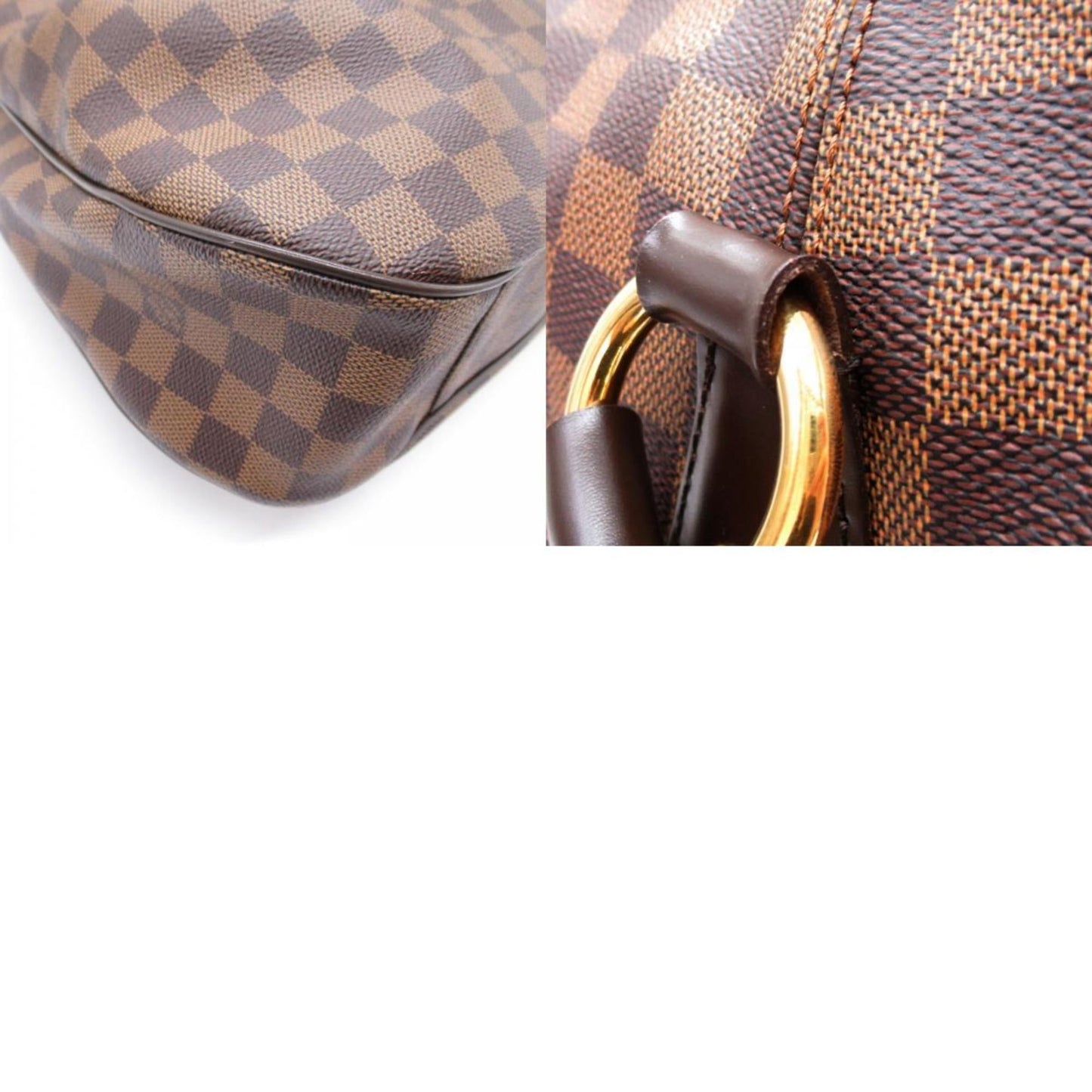 Louis Vuitton Damier Brown Damier Canvas Coated Canvas Pvc Handbag Shoulder Bag