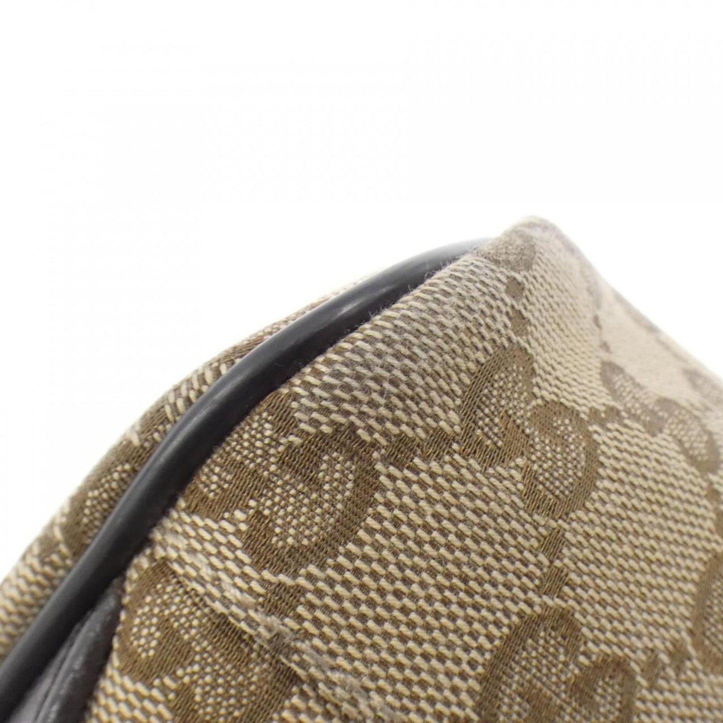 Gucci Beige Brown Gg Canvas Backpack