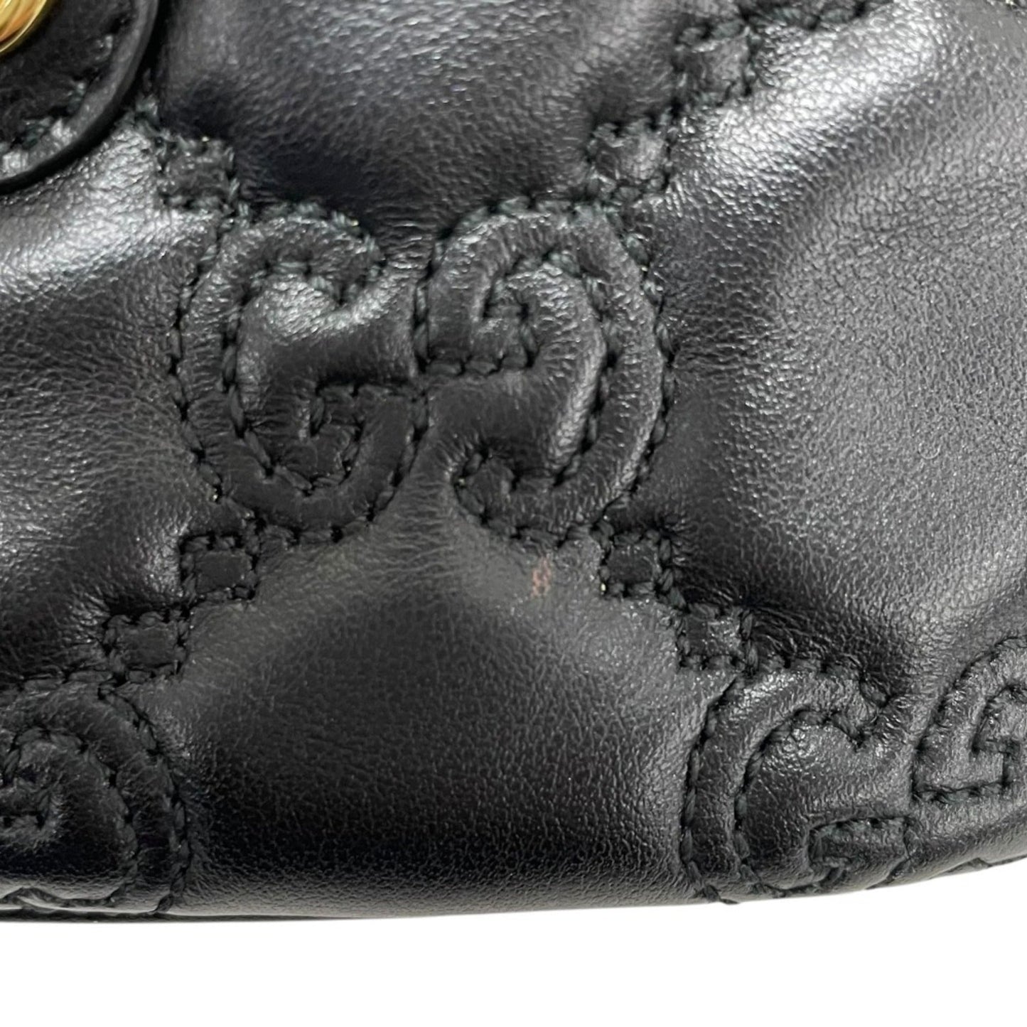 Gucci Black Gold Shoulder Bag