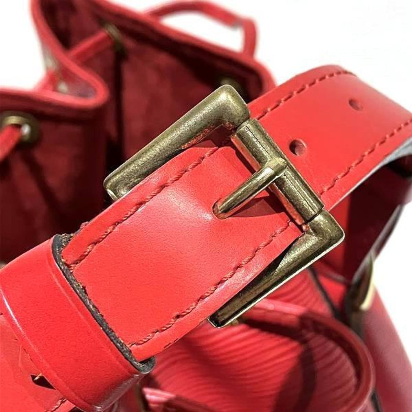 Louis Vuitton Castilian Red Leather Shoulder Bag
