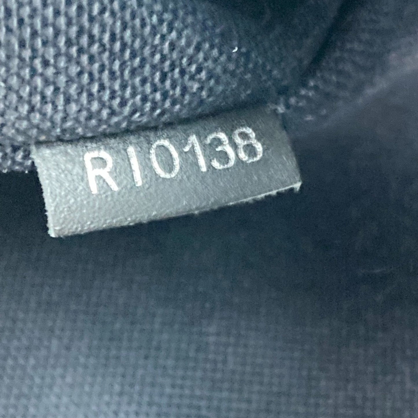 Louis Vuitton Navy Leather Backpack