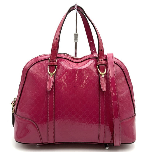 Gucci Microguccissima Pink Leather Handbag Shoulder Bag ()