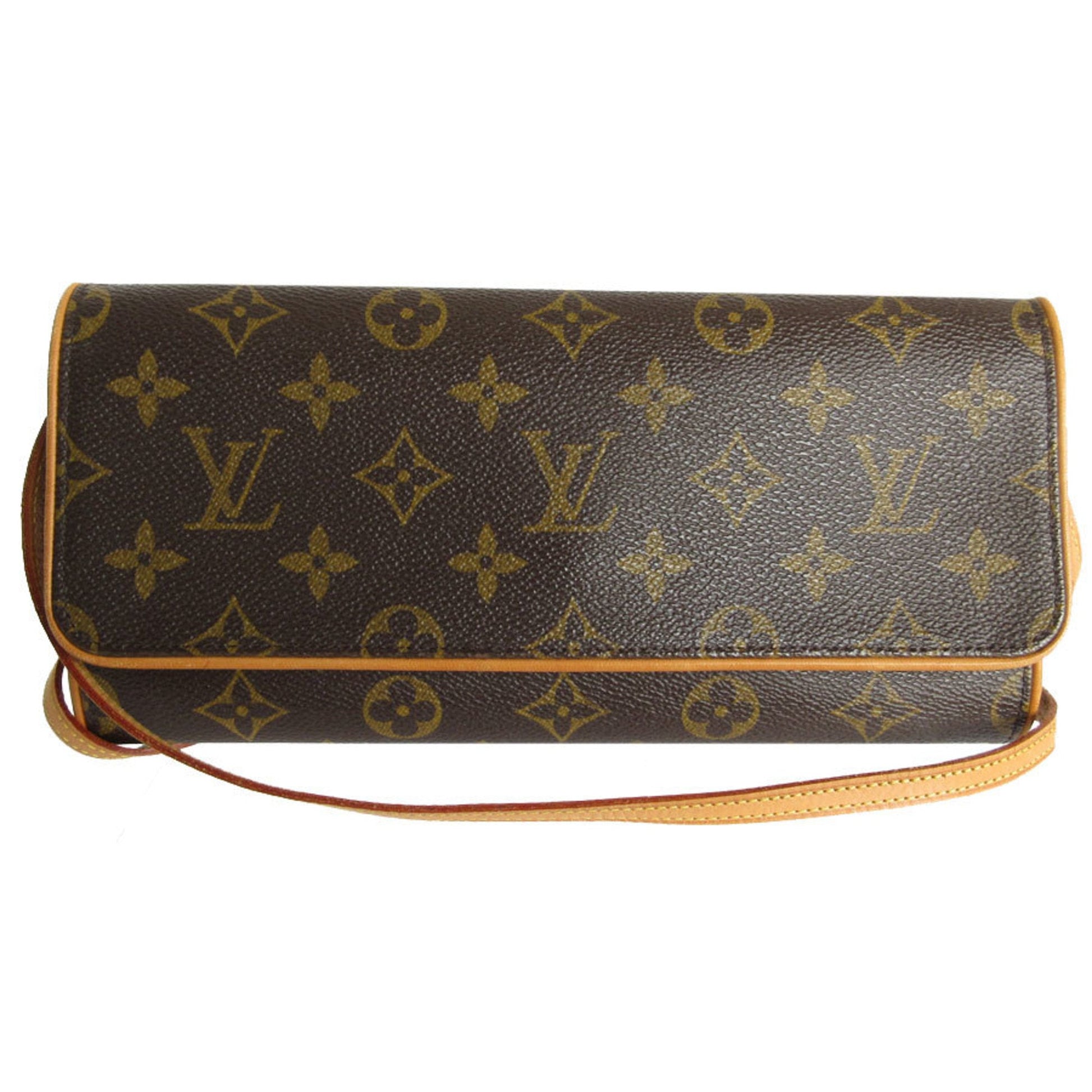 Louis Vuitton Monogram Brown Monogram Pochette Shoulder Bag ()