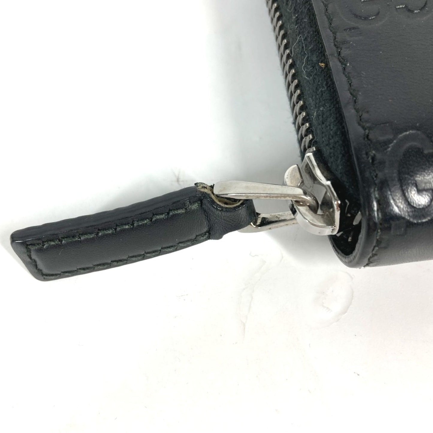 Gucci Black Leather Long Wallet (Bi-Fold)