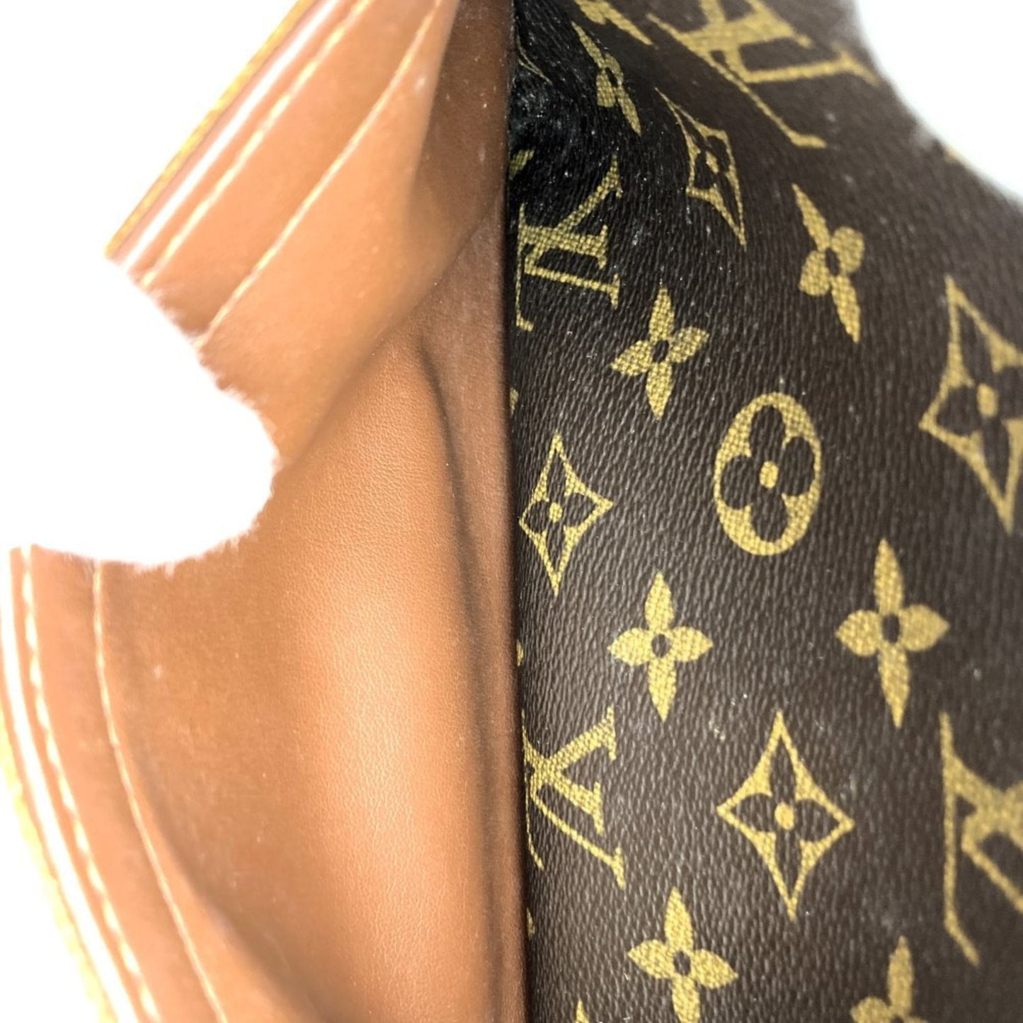 Louis Vuitton Brown Monogram Canvas Shoulder Bag