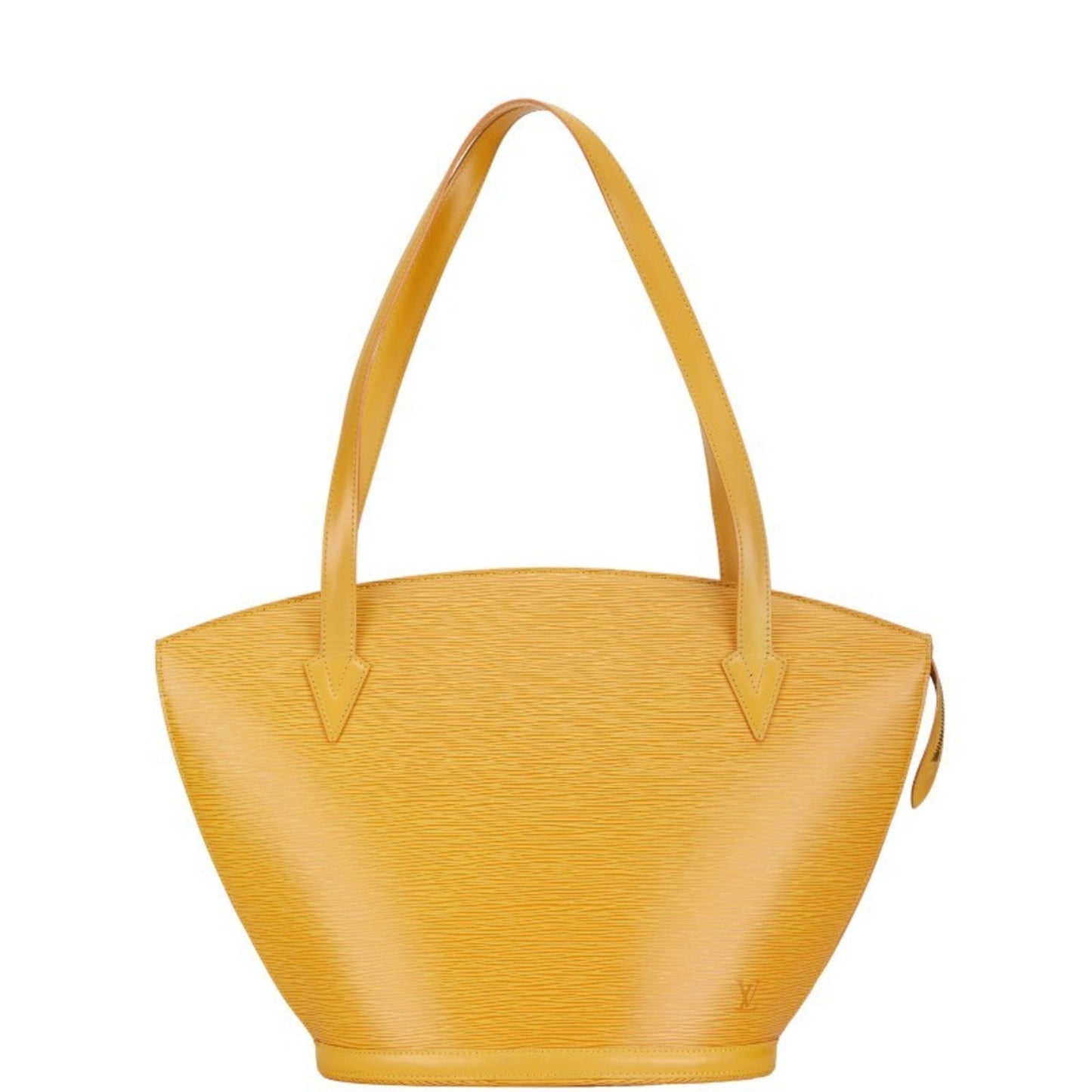Louis Vuitton Yellow Leather Shoulder Bag Tote Bag ()