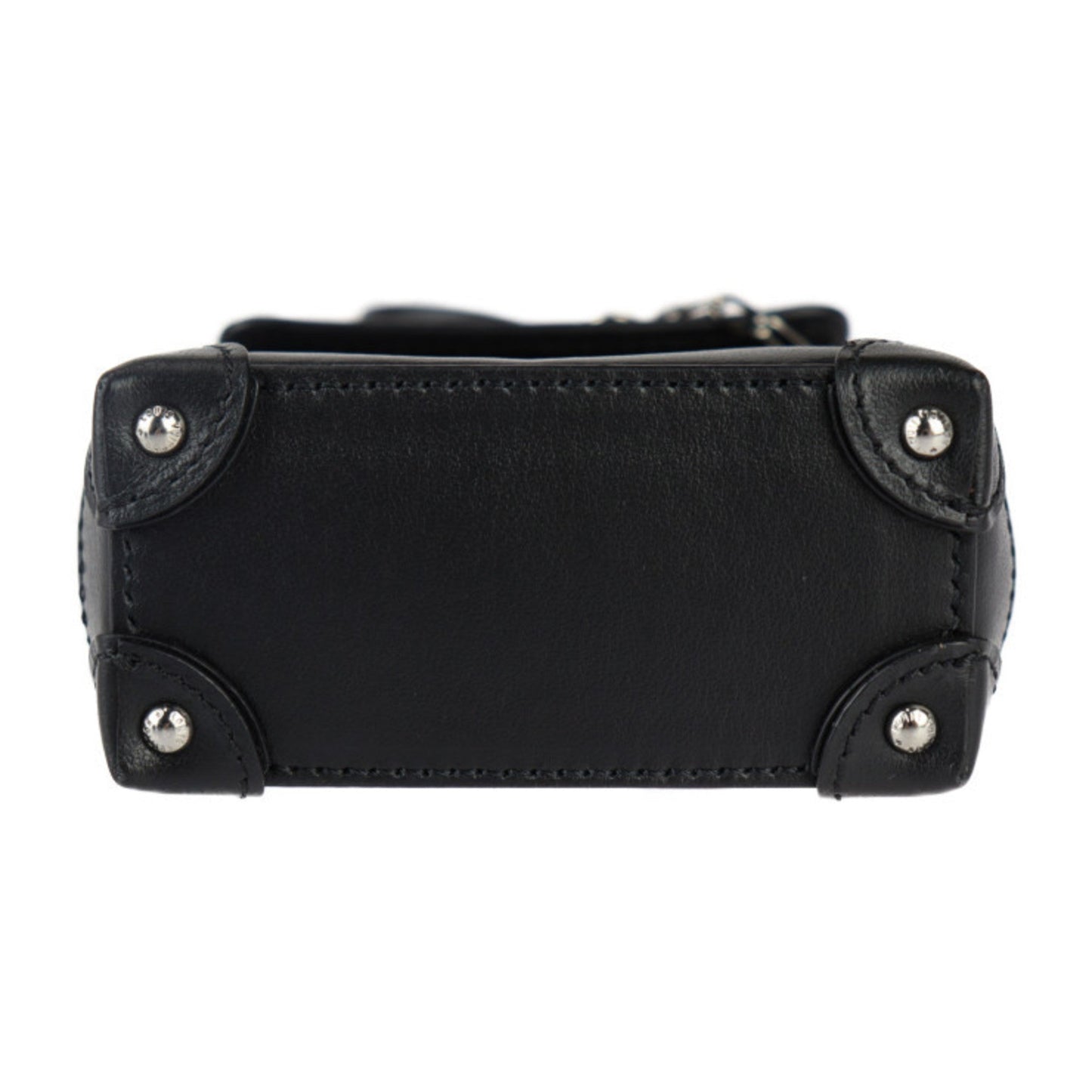 Louis Vuitton Black Gray Pvc Leather Pochette Shoulder Bag