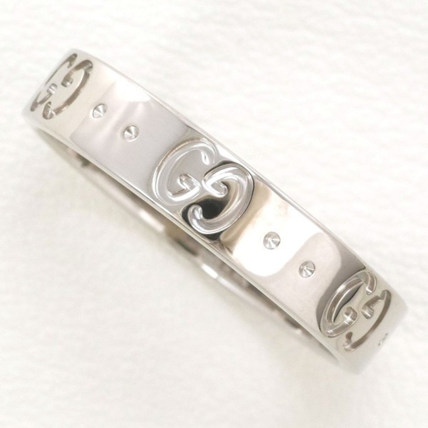 Gucci White Gold White Gold (18K) Band Ring ()