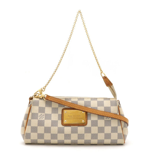 Louis Vuitton Ivory Damier Azur Pouch Shoulder Bag ()