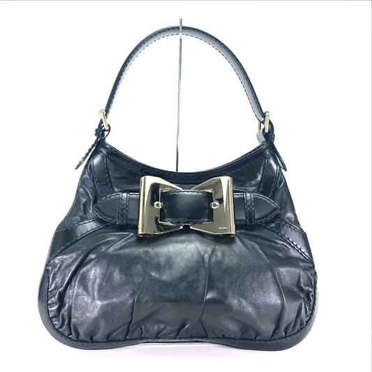Gucci Black Leather Shoulder Bag ()