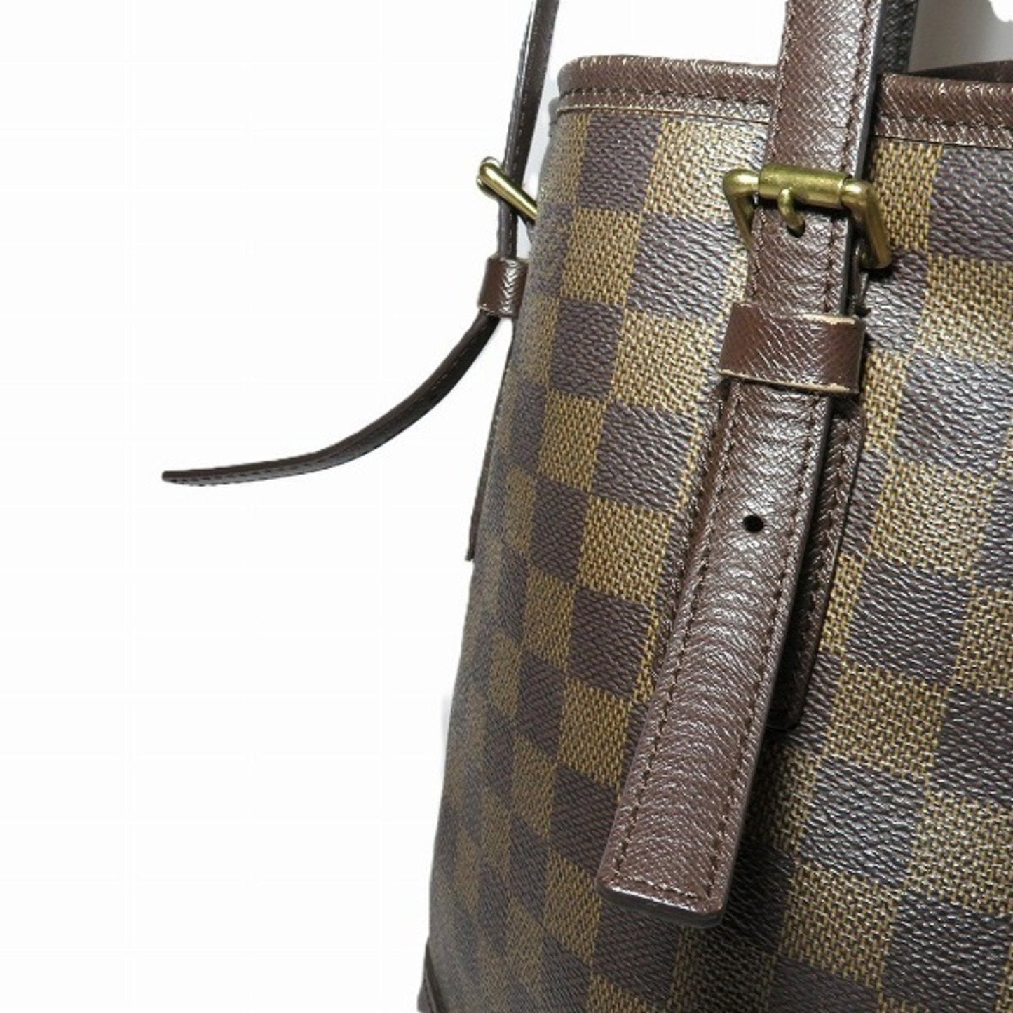 Louis Vuitton Damier Brown Damier Canvas Shoulder Bag Tote Bag