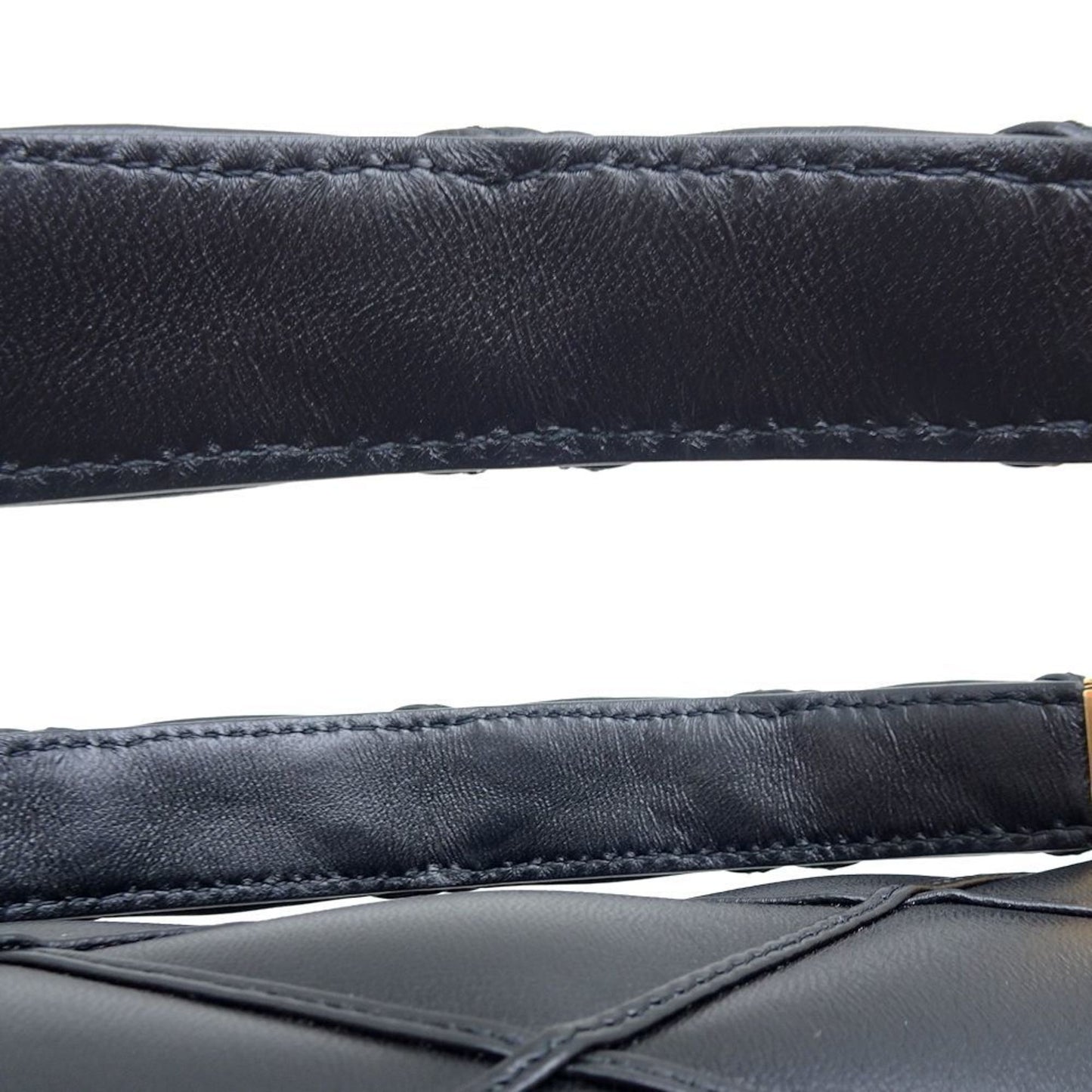 Louis Vuitton Noir Leather Shoulder Bag