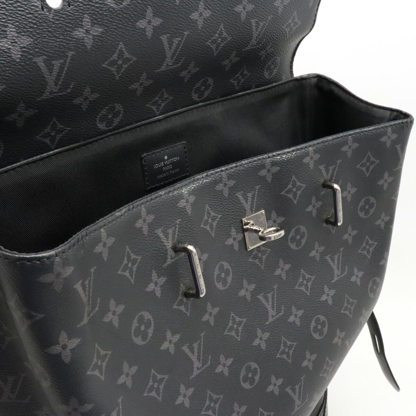 Louis Vuitton Black Monogram Eclipse Canvas Leather Backpack