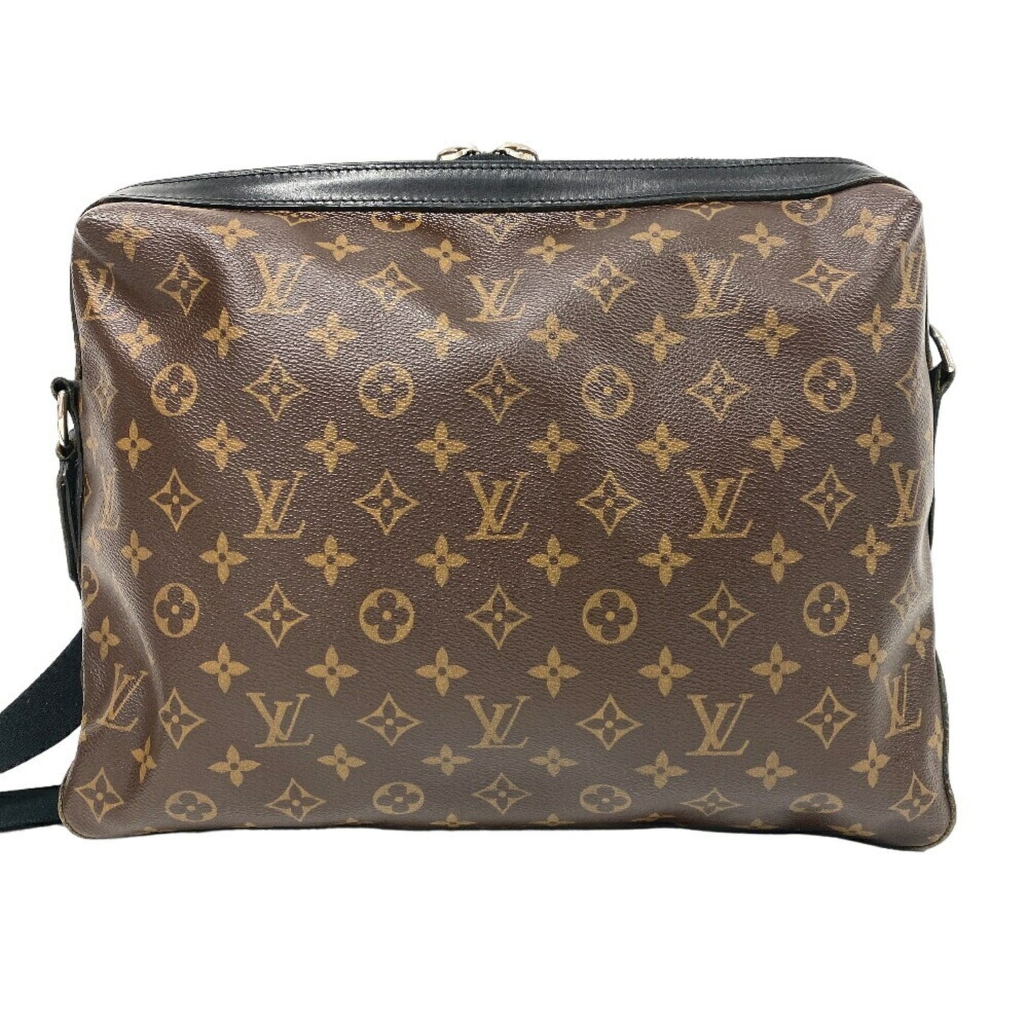Louis Vuitton Monogram Macassar Brown Leather Shoulder Bag