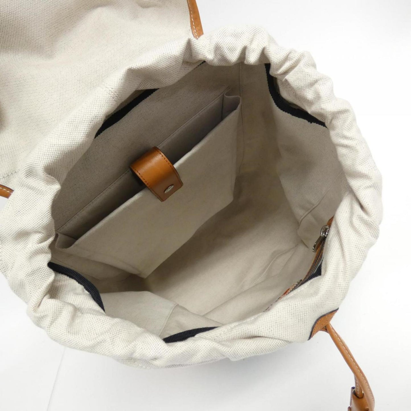 Gucci Beige Light Blue Gg Supreme Nylon Backpack