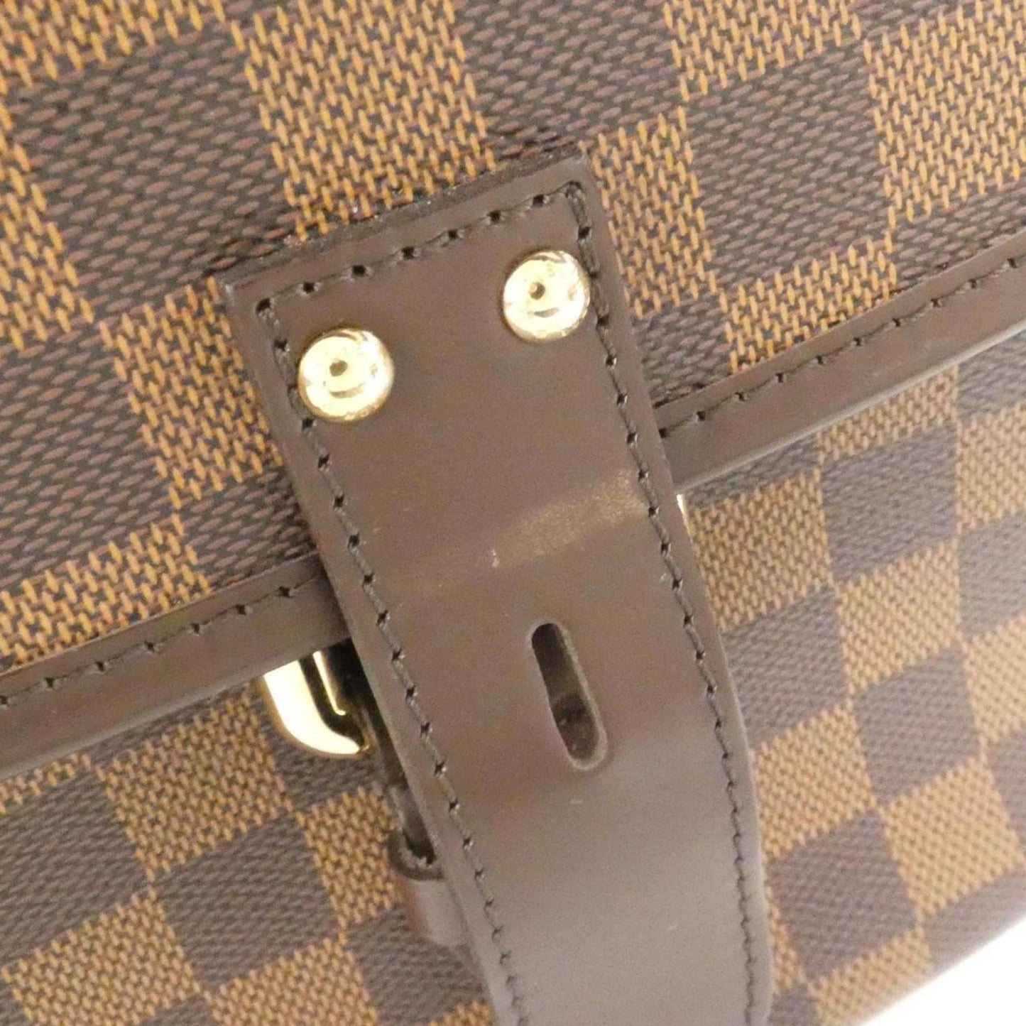 Louis Vuitton Brown Ebene Coated Canvas Shoulder Bag