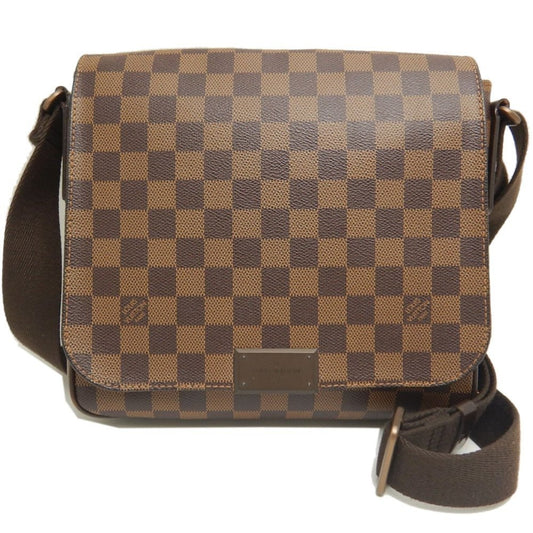 Louis Vuitton Damier Canvas Ebene Pvc Shoulder Bag ()