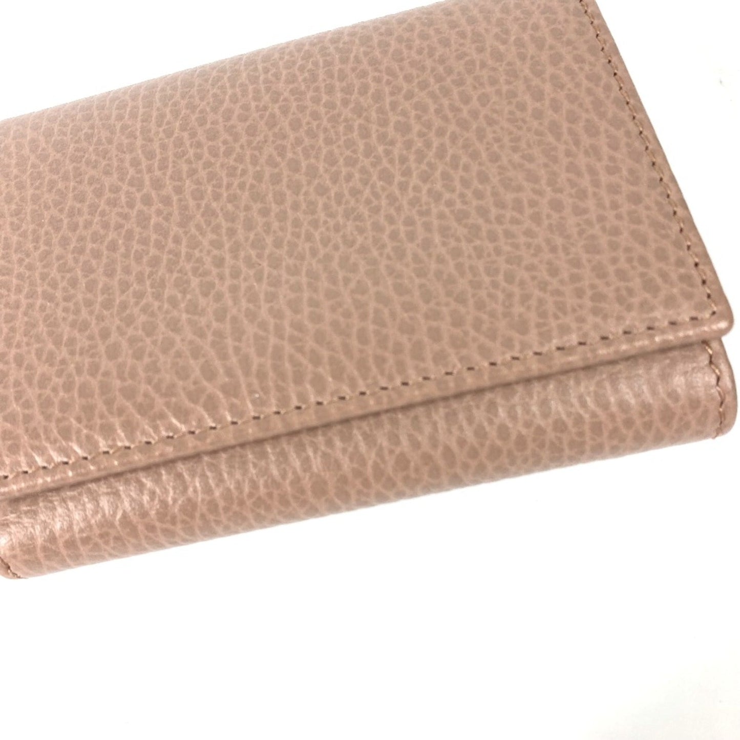 Gucci Beige Leather Wallet (Tri-Fold)